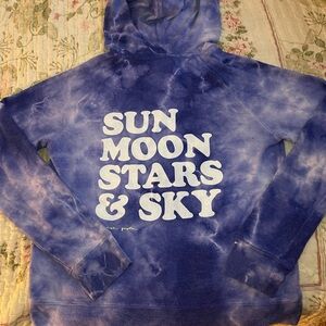 Spiritual Gangster Blue Tie-Dye Top